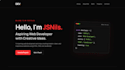 create a responsive website using HTML, CSS and javascript