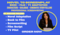 adapt your novel or book into a screenplay for film or TV