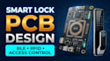 design smart lock with ble access control and rfid nfc pcb design
