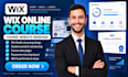 wix online course redesign wix studio, elearning, membership and SEO development