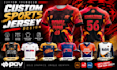 design custom sports jerseys and sublimation artwork