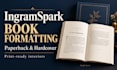do ingramspark book formatting for paperback and hardcover