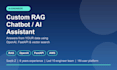 build a custom rag chatbot ai assistant with openai and fastapi