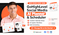 setup gohighlevel social media planner automation content calendar