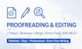 proofread your thesis, business and blog content