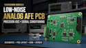 design low noise analog front end pcb afe with precision adc guard ring layout