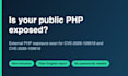scan your public websites for the critical PHP vulnerability