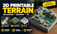 create 3d printable terrain models from real locations and heightmaps
