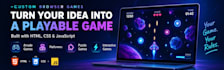 create a custom browser game using HTML, CSS and javascript