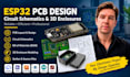 Design esp32 pcb, circuit schematics and 3d pcb enclosure by Daniel ...
