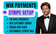 fix wix payments issue integrate stripe payment gateway to wix checkout errors