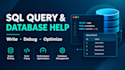 write, debug, and optimize sql queries and fix database errors