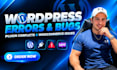 fix wordpress errors, bugs, plugin conflicts and woocommerce issues
