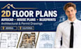 architectural draftsman  2d floor plans autocad expert