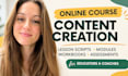 do course development, create online course content, ai video course creation