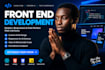 be your frontend developer for web app development