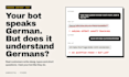 test your ai chatbot in german like a real customer