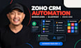 automate zoho CRM with workflow, blueprint and zoho one apps
