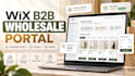 build a wix b2b wholesale store and client portal