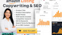 create,optimize amazon product listings with SEO copywriting