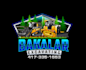 design creative excavator, skid steer and forestry mulching logo