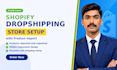 build a shopify dropshipping store with product import