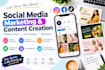 be manage your social madia and content engaging creater