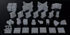 create scatter terrain,scale building model, miniature structures for pathfinder