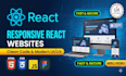 build responsive react websites