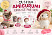create custom amigurumi crochet pattern pdf crochet pattern for etsy crochet