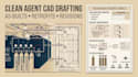 draft clean agent cad drafting, as built drawings and retrofit plans