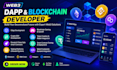 be web3 dapp blockchain developer crypto dex presale game staking
