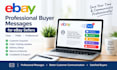 write professional ebay buyer messages for customer support