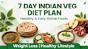 create simple veg diet plan