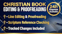 edit, proofread and format your christian book or manuscript