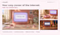 deliver a pink y2k animated stream overlay pack for obs