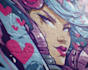 create colorful fantasy graffiti artwork
