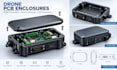 design drone pcb enclosures, flight controller housing and sensor casings
