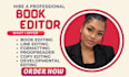 edit and proofread your book manuscript