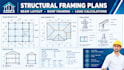 create structural framing plans beam layout roof framing load calculations