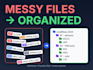 build an automatic file organizer for windows