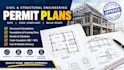 provide civil structural engineering and permit drawings