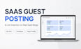 do saas guest posting and link insertion on high da saas blogs
