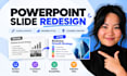 redesign powerpoint slides with a modern style