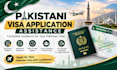 assist with your pakistani online visa application