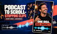 edit podcast clips with animated captions