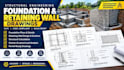 design structural foundation and retaining wall drawings