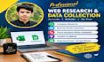 do web research and collect company contact information