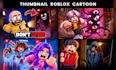 draw horror cartoon roblox thumbnail for any style