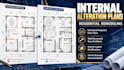 draw residential internal alteration and remodeling plans